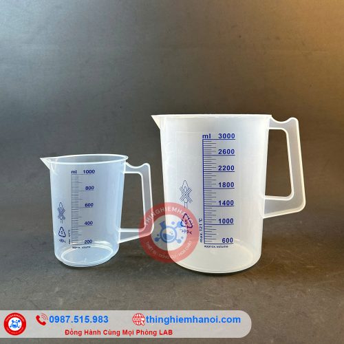 ca nhựa có quai vạch chia xanh giá rẻ