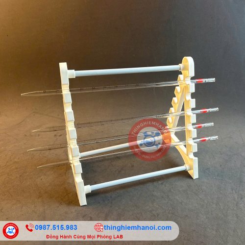 giá treo pipet nằm ngang 12 vị trí