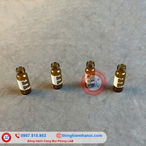 mua chai vial nâu 2ml chia vạch không nắp ở đâu