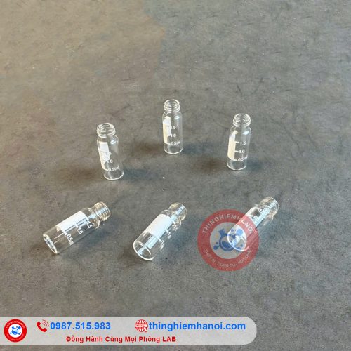 chai vial trắng 2ml chia vạch không nắp