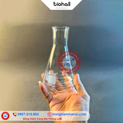 bình tam giác miệng rộng biohall-germany chính hãng