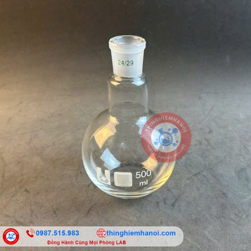 bình cầu đáy bằng cổ nhám chính hãng