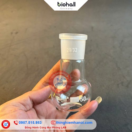 bình cầu đáy bằng cổ nhám biohall-germany giá rẻ