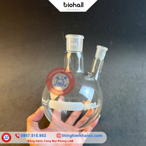 Binh cau day tron 2 co nham Biohall Germany
