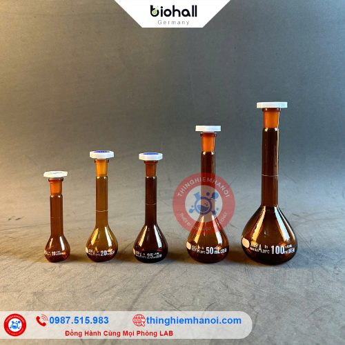 bình định mức nút nhựa class A biohall-germany giá rẻ