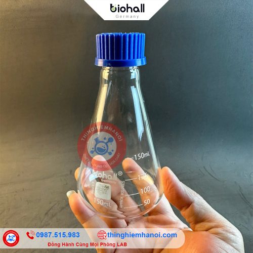 bình tam giác có nắp vặn hãng biohall