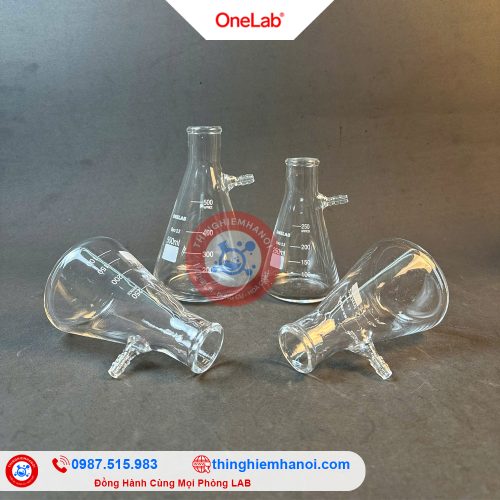 bình tam giác có nhánh hút chân không hãng Onelab giá rẻ