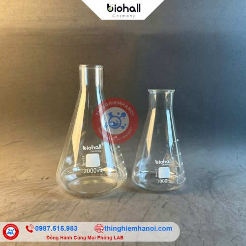 bình tam giác miệng hẹp biohall-germany chính hãng