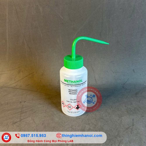 bình tia nhựa nhãn methanol 500ml