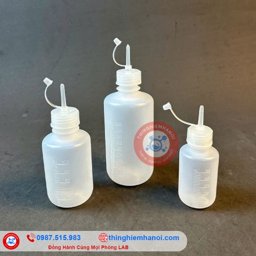 bình tra dầu nhớt chai nhỏ giọt bằng nhựa pp