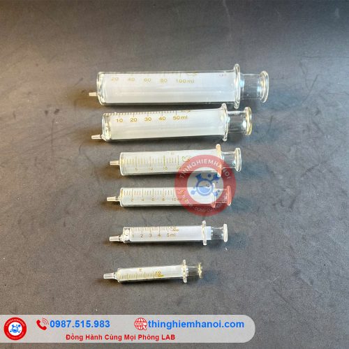 bơm tiêm thuỷ tinh phòng thí nghiệm