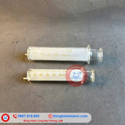 bơm tiêm thuỷ tinh phòng thí nghiệm giá rẻ