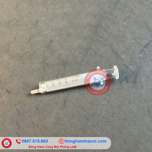 bơm tiêm thuỷ tinh phòng thí nghiệm nhiều dung tích