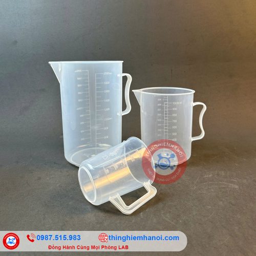 Ca nhựa có quai vạch chia trắng 250ml