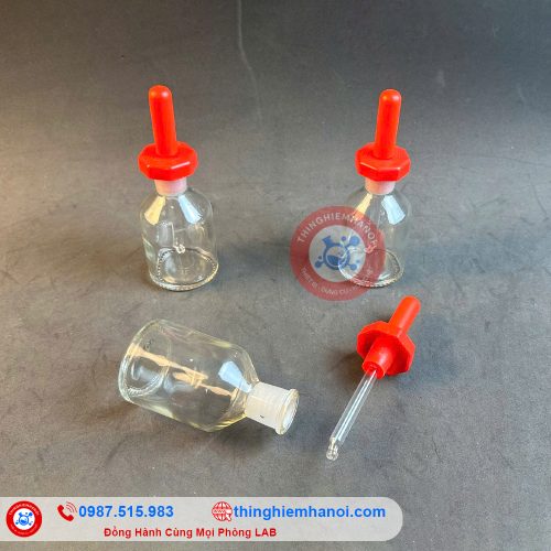 chai nhỏ giọt thuỷ tinh trắng