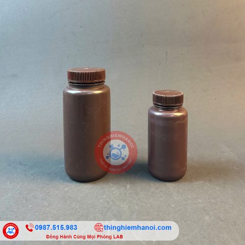 địa chỉ bán chai nhựa hdpe nâu miệng rộng