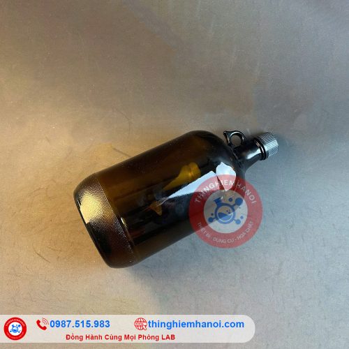 mua chai thuỷ tinh nâu có quai 4000ml