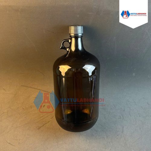 Chai thủy tinh nâu có quai 4000ml đựng mẫu