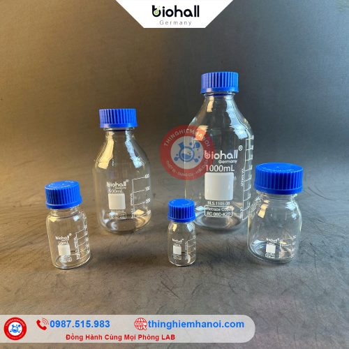 mua chai trung tính trắng hãng Biohall-Germany