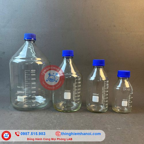 mua chai trung tính trắng nắp vặn xanh