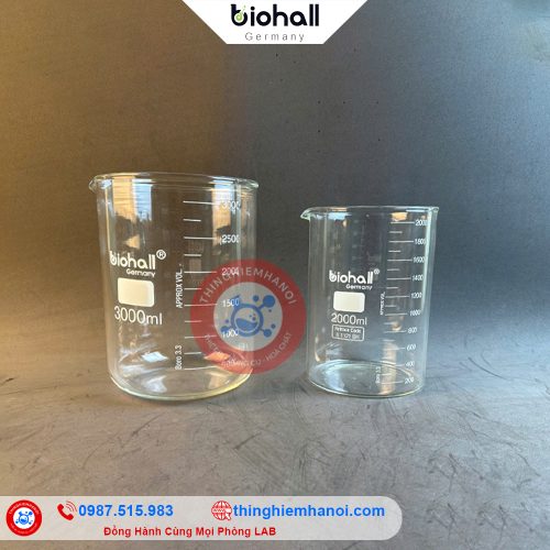 cốc becher hãng biohall