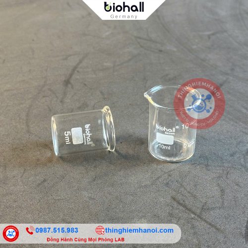 cốc đốt thuỷ tinh biohall