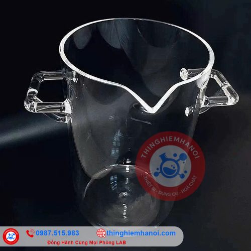 cốc thạch anh nung mẫu thí nghiệm
