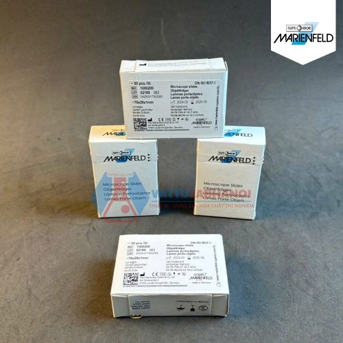 Lam kính mài mờ 76x26x1mm Marienfeld Đức - Code 1000200