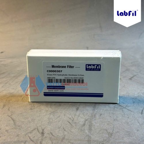 Màng lọc PTFE Hydrophobic Membrane đường kính 47mm cỡ lỗ 0.22um ưa nước - C0000307