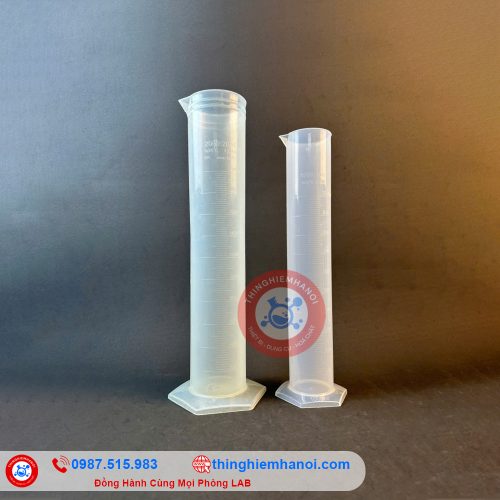 ống đong nhựa chia vạch trắng 500ml
