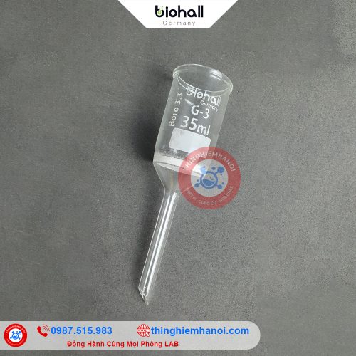 phễu lọc xốp G3 hãng Biohall-Germany