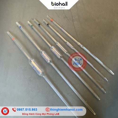 pipet bầu 1 vạch class AS Biohall-Germany chính hãng
