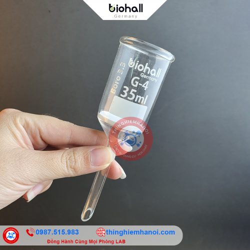 phễu lọc xốp G4 hãng Biohall-Germany