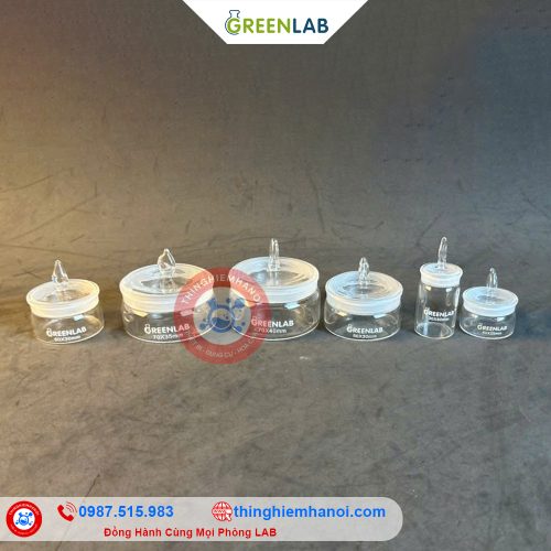 chén cân thuỷ tinh thí nghiệm hãng GreenLab