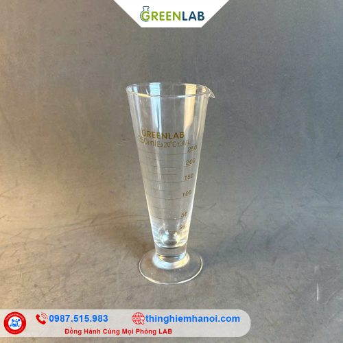 cốc chân phễu thuỷ tinh hãng GreenLab giá rẻ
