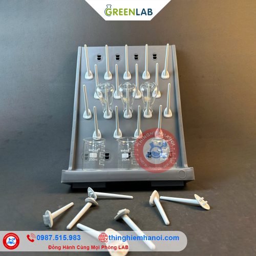 giá phơi dụng cụ thí nghiệm 52 vị trí hãng greenlab giá rẻ